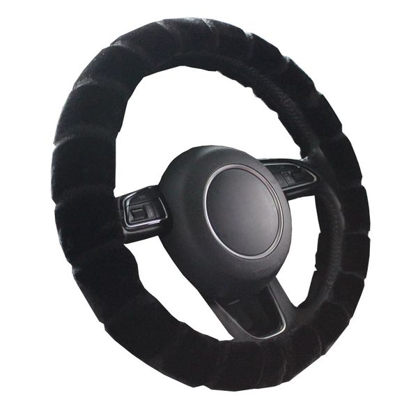 

winter plush car steering-wheel cover suitable for most steering wheel carpet soft 37-38 cm 14.5 "-15" carÂ accessories styling