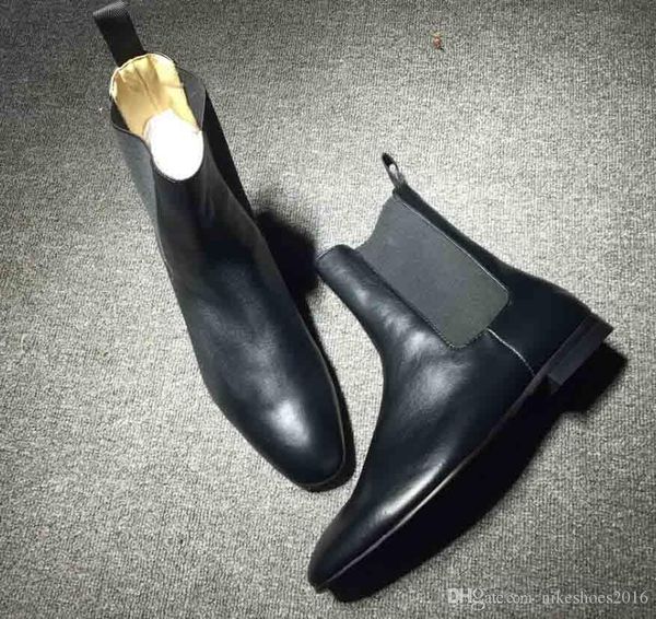 

new fashion designer men black leather with spike toe high red bottom boots,brand flat ankle boots winter casual shoes39-46 shipping