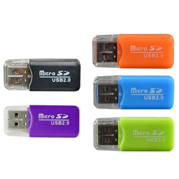 

Hot Dedicated Wholesale Mobile Phone Memory Card Reader TF Card Reader Small Multi-purpose High-speed USB S - D Card Reader