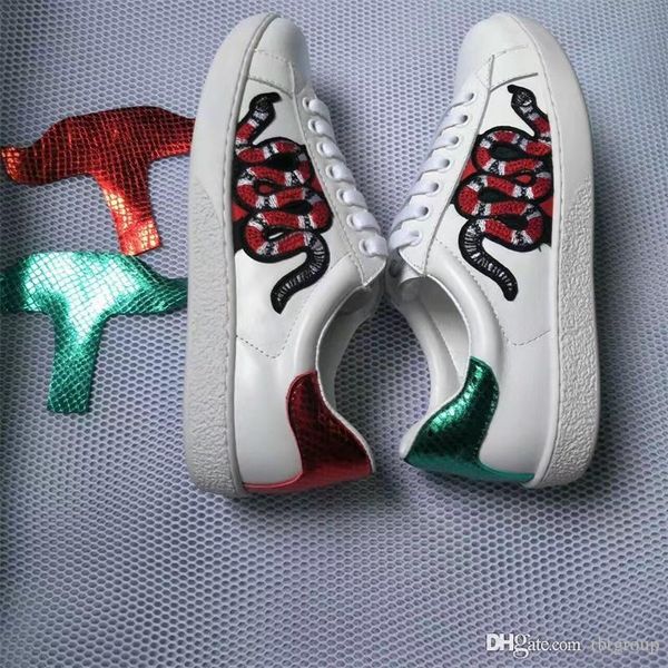 

genuine leather designer sneakers men womens flat casual shoes fashion white genuine leather luxury flower embroidered flat sports shoes