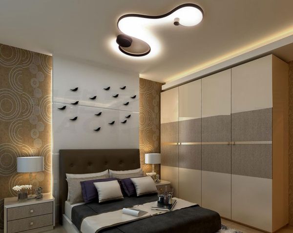 Современный светодиодный потолочный светильник люстры AC110V 220V творческий светодиодный потолочный светильник для гостиной спальни столовой рядом с комнатным светильником
