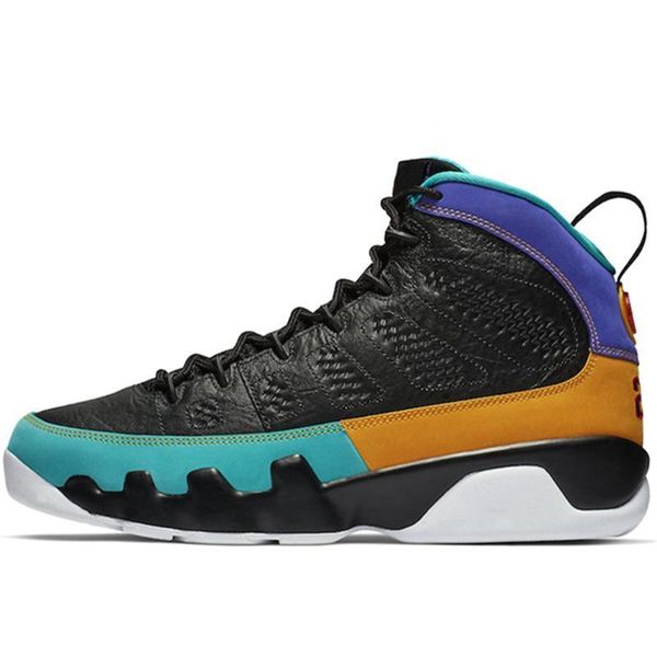 

men 9 basketball shoe 9s unc navy blue dream it do it bred la oreo tour yellow mens trainer sports sneaker size 8-13