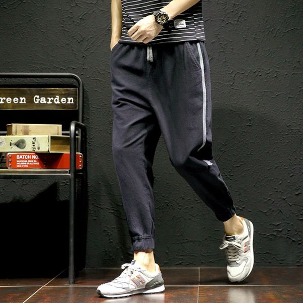 

men's pants kk2459, Black