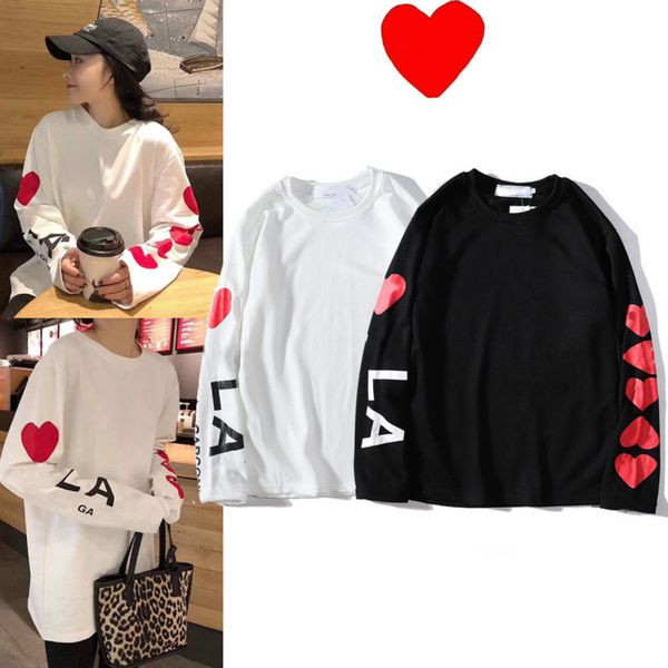 

мода бренд мужской толстовки дизайнер мужские свитера женщины толстовка с смешной emoji сердца с длинным рукавом hip hop streetwear размер m, Black