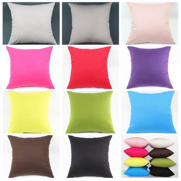 

square suede 45x45 pillowcase brief/pure/luxury/dream/candy/home/office/sofa/cushion /pillows not include filling