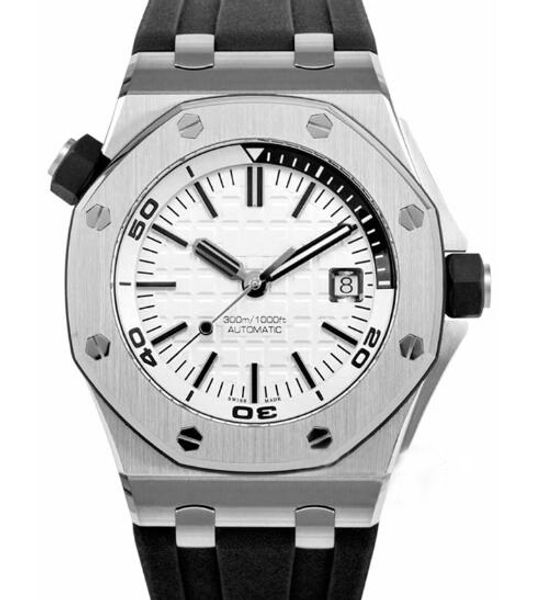 

automatic mechanical 2813 movement outdoor watches stainless steel white dial watch 42mm mens wristwatch with transparent back, Slivery;brown