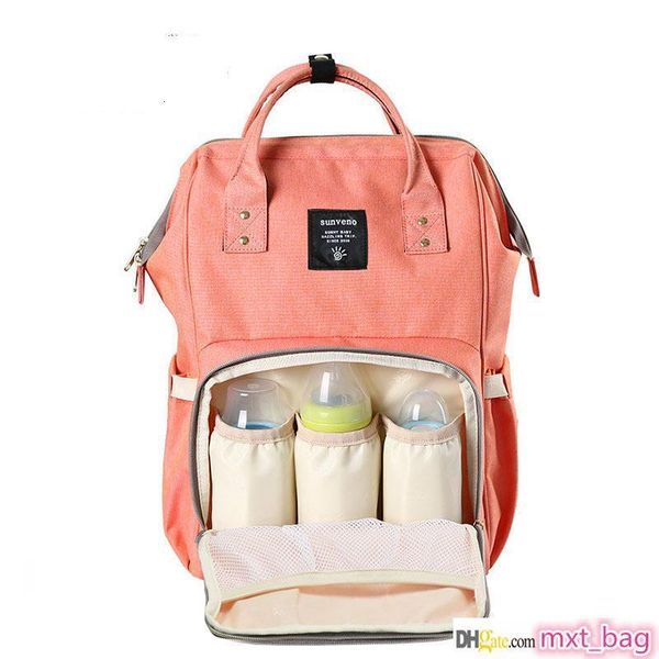 

мода для беременных мамочка подгузник сумка марка большая емкость младенца перемещения мешка backpack desinger уход пеленки сумка l, Blue;pink