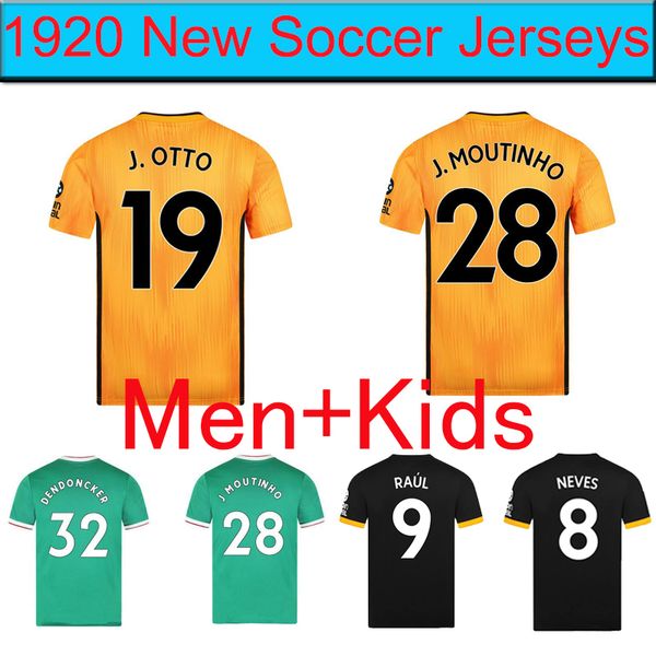

19 20 wolves soccer jersey wolverhampt cutrone raul neves 2019 2020 wolverhampton wanderers football shirt diogo j. uniforms men + kids, Black;yellow