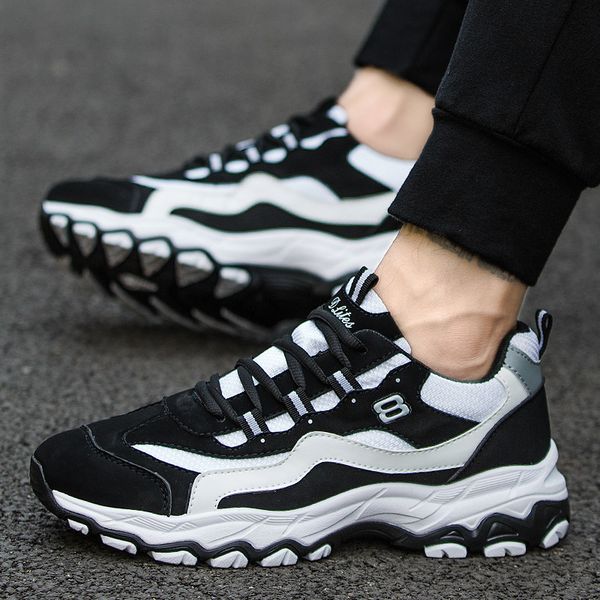 

diweini 2019 summer autumn lightweight air cushion sneakers men shoes casual breathable comfortable male shoes walking footwear, Black