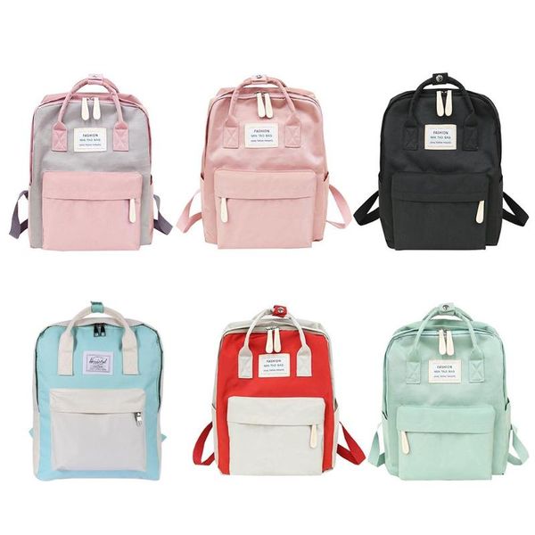 

nylon waterproof women lapbackpacks travel schoolbags shoulder handbags