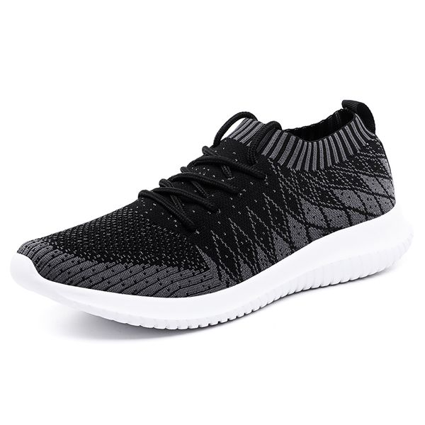 

men casual shoes comfortable sneakers 2019 new spring men's shoes breathable lightweight feminino zapatos, Black