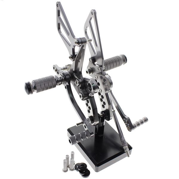 

motorcycle bumper chassis accessory elevate foot pedal bar brake boom for gsx 1300 hayabusa 1999-2012 01 02 03 04 05 06