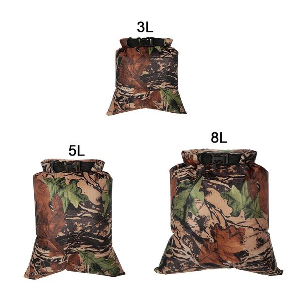 

lixada pack of 3 dry bag waterproof swimming bag 3l+5l+8l outdoor water ultralight dry sacks for camping hiking travel