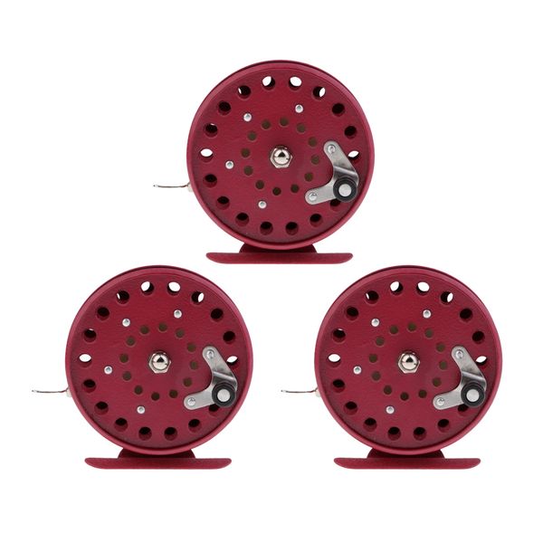 

3x mini ice fishing tackle reel full metal casting fishing reels fishing vessel