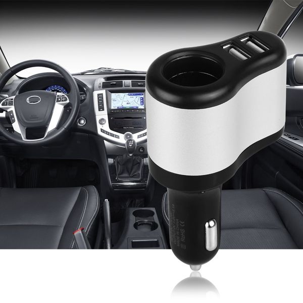 

brand new universal dual usb car charger car cigarette lighter socket charger for phone tablet styling