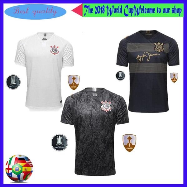 

18 19 corinthian jo jad on jer ey occer home white 2018 rodriguinho corinthian m gabriel kazim brazil club football hirt