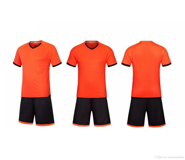 

20 orange lastest men football jerseys outdoor apparel football wear ss, Black