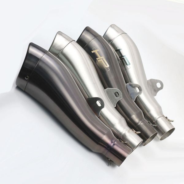 

universal motorcycle stainless steel gp hp exhaust muffler pipe with db killer for yamaha yzf r6 mt09 cafe racer z750 exhaust