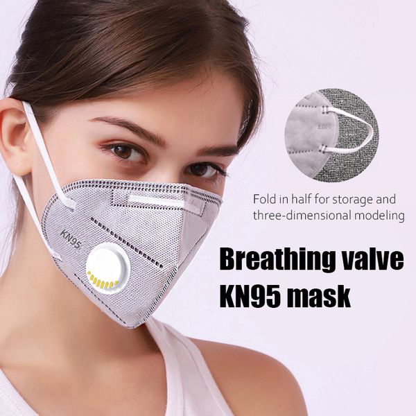 

in stock anti dust mask with breathing valve dustproof respirator protective face masks mouth designer masks rra2961