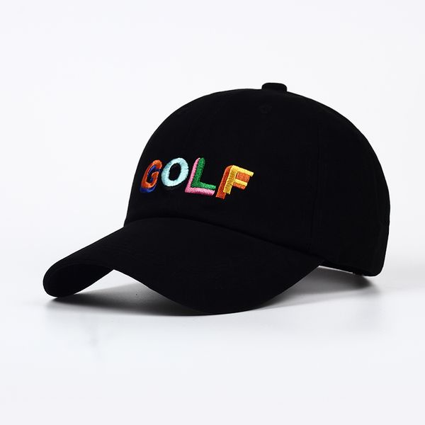 

golf dad hat tyler the creator casquette snapback bone hats baseball cap tactical father golfs hat for men women, Black;white