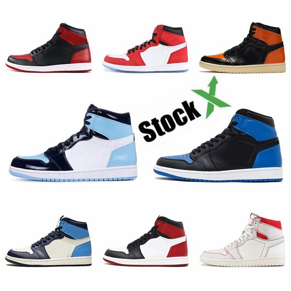 

2020 jumpman 1 1s high og travis scotts game royal unc basketball shoes mens shattered backboard 3.0 designer sports sneakers size 7-13 #595