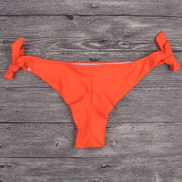 

2019 new women cheeky bikini bottom side ties brazilian thong swimsuit bottom classic cut bottoms adjustable ties bikini