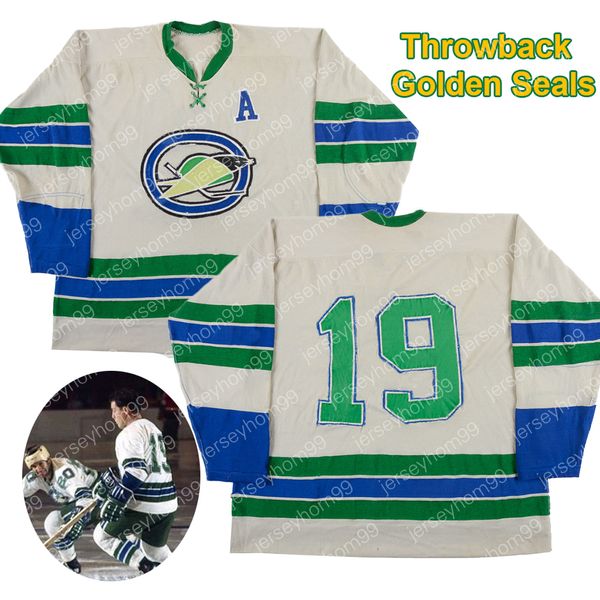 

Custom 1967-68 Kent Douglas & Bert Marshall Oakland Golden Seals Game Worn Jersey - Inaugural Season - Photo Match Ice ice hockey Jerseys