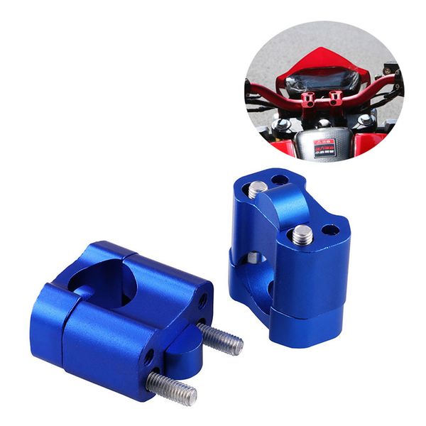 

pair 1 1/8'' 7/8'' universal motorcycle handlebar clamp riser taper dirt bike