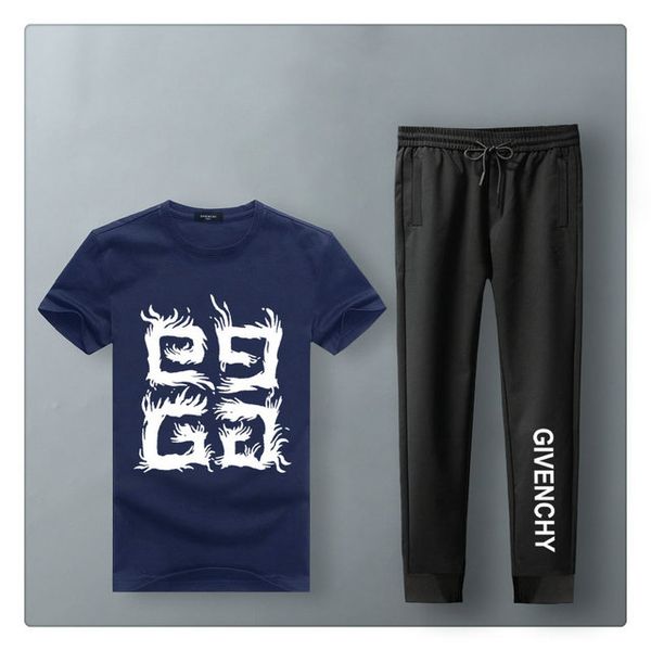 

mens designer tracksuits men s summer designer shorts sets slim cool short sleeves t-shirt with joggers pants casual suit, White;black