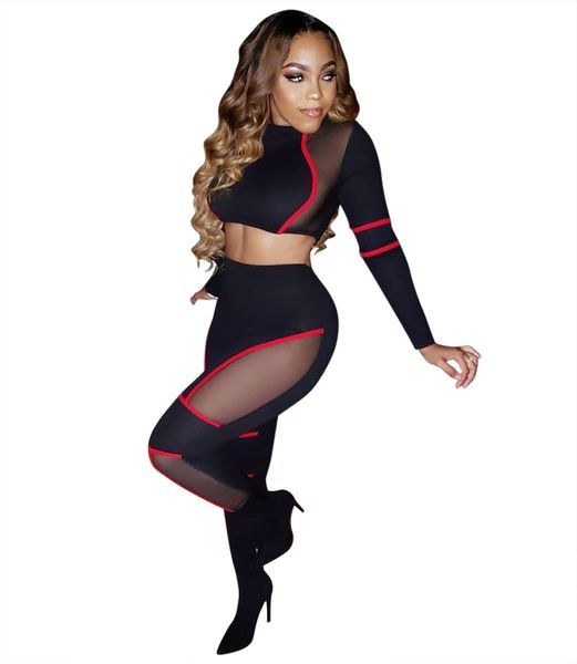 

женские дизайнерские спортивные костюмы 2019 женские сексуальные топы + брюки спортивные штаны женские сексуальные повседневные спортивные к, White