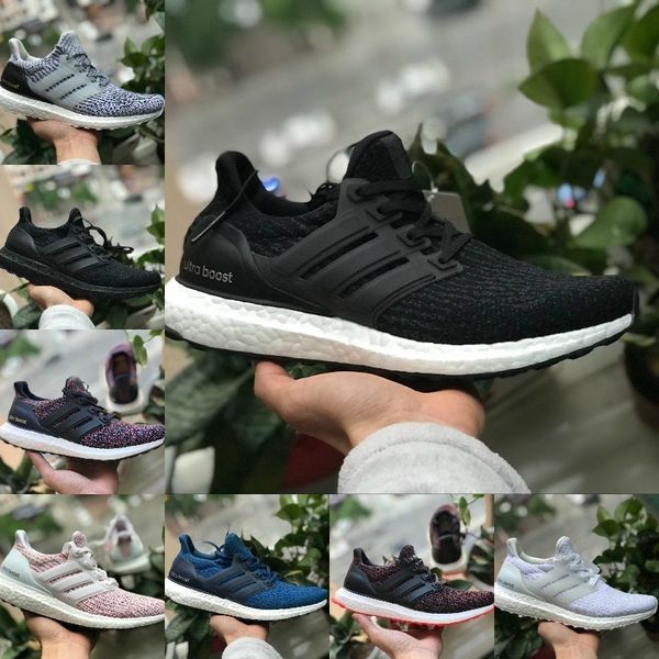 

2019 Новый Ultraboost 3.0 4.0 Бег Спортивная обувь Мужчины Женщины Высокого качества Ultra Boost 4 III Белый Черный Спортивные кроссовки Повседневные кроссовки