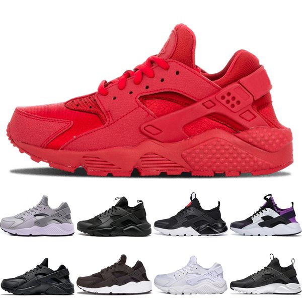 huarache negro y rojo