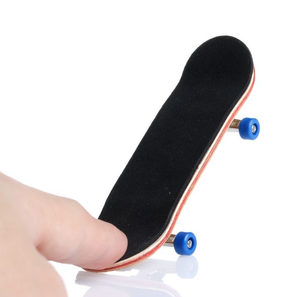 

1set wooden deck fingerboard skateboard sport games kids gift maple wood set new