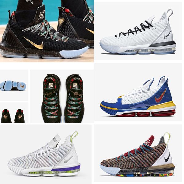 

2019 new rainbow lebron cny thru lmtd 16 tarting oreo 16 fre h bred what the xvi 16 jame multicolor ba ketball hoe lebron port
