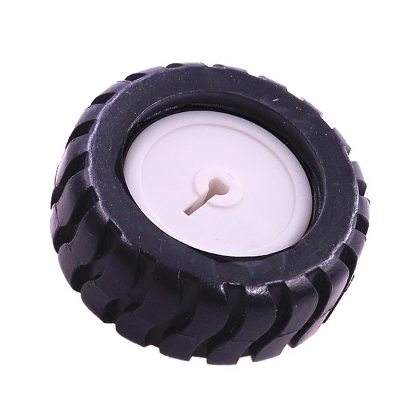 

d axle rubber tire wheel for n20 metal dc gear motor robotics / smart car