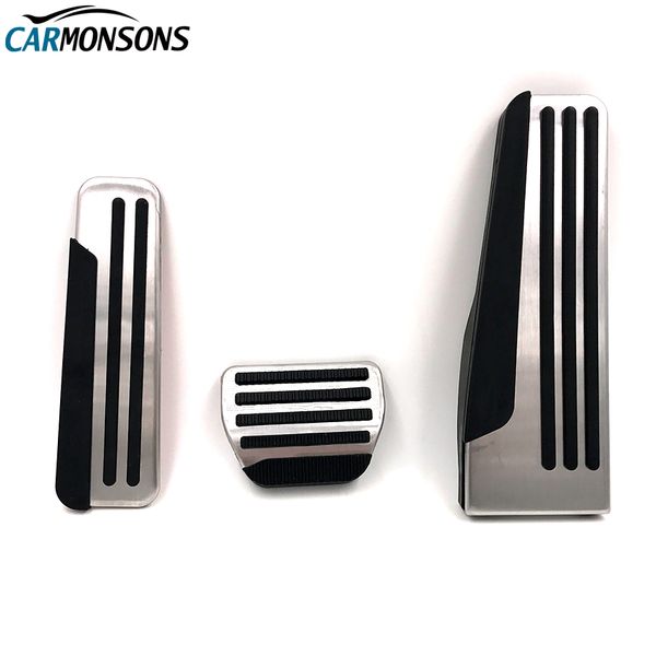 

carmonsons for infiniti q50 q60 q70 qx50 qx70 g25 g35 g37 m25 ex fx gas fuel brake foot rest pedal cover pads mats car styling