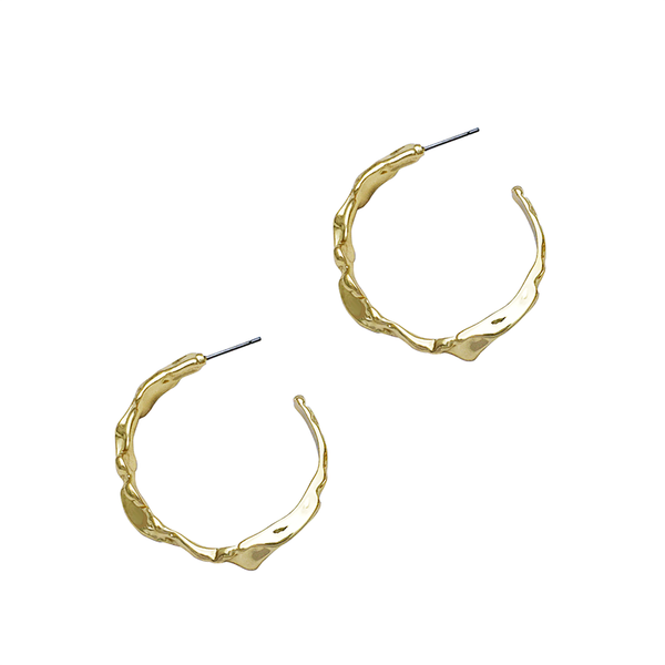 

2020 female gold earrings earrings fresh water pearl ins korea design retro simple girls gift 925, Golden;silver
