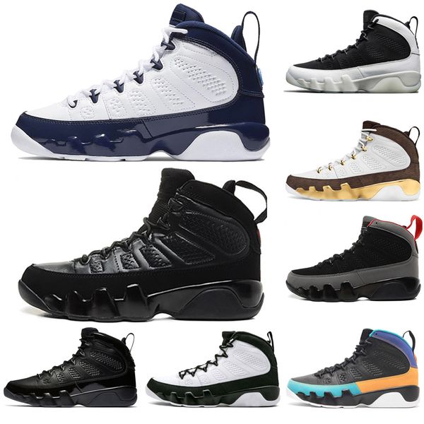 

Hot Cheap 9 9s Dream It Do It UNC Mop Melo Mens Basketball Shoes LA OG Space Jam men Bred Anthracite Black sports sneakers designer size7-13