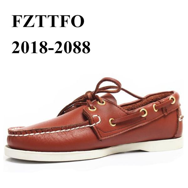 

men genuine leather driving shoes,slip on docksides classic boat shoe, design flats loafers for men women 2019a033, Black