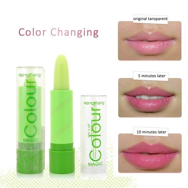 Acheter Naturel Fruité Magique Vert Rouge à Lèvres Imperméable à Lhumeur Lèvre Lèvres Hydratant Couleur Changeante Lèvres De Hengfang Cosmétiques De