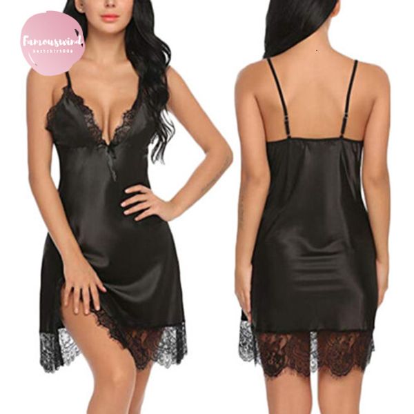 

women dress babydoll nightdress nightgown nightwear pajamas solid sling backless women sleepwear homewear new, Black;gray