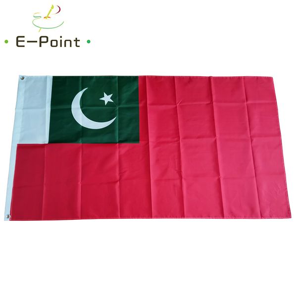 Pakistan Bayrağı 3 * 5ft'lik Sivil Ensign (90cm * 150cm) Polyester bayrak Banner dekorasyon uçan ev bahçe bayrak Bayram hediyeler