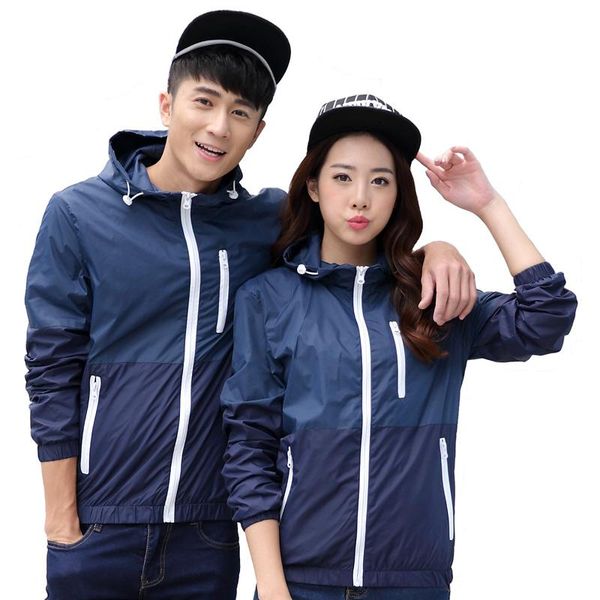 

men light jacket hoodie coats stylish fashion men women hooded thin windbreaker zipper coat outwear fit breathable, Black;brown