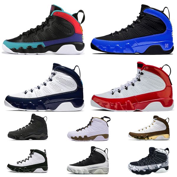 

2020 jumpman gym red black blue jsp 9s mens trainers anthracite bream it do it og space jam unc 9 men basketball shoes, White;red