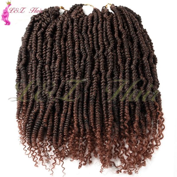 2019 12 Inch 24 Strands Nubian Twists Crochet Braids Spring Twist