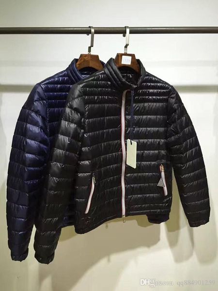 

mens конструктора курток зимы duck пуховик стенд воротник вниз jacke открытый комфортная теплая mens конструктора пальто размер m-3xl, Black;brown