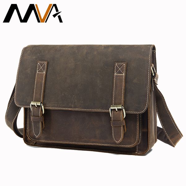 

men's shoulder crossbody lapman bag work genuine leather briefcase business bags men's messenger bag male for documents 1055