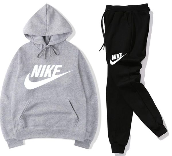 

2019 pring autumn men 039 track uit men port uit men weat hirt and pant uit hoodie and pant et weat uit, Gray