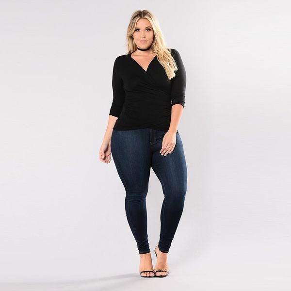 

summer streetwear new jeans fall casual jeans slim 2020 cotton women long boyfriend skinny pencil pants style denim waist, Blue