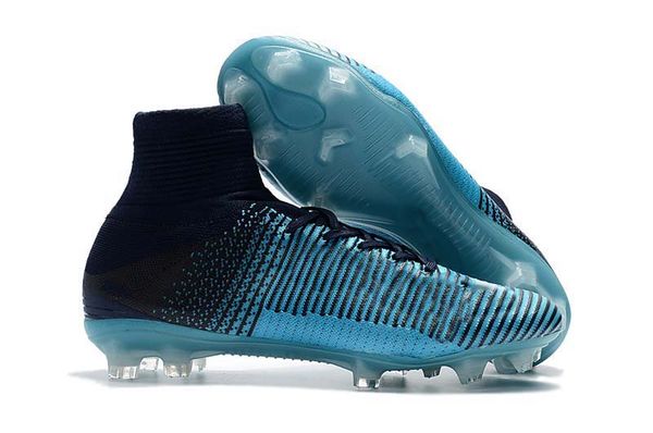 

boutique mens/woman/kids football boots superfly v tf/ic/fg soccer shoes mercurial superfly v ronalro dark blue soccer cleat